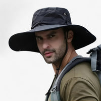 Wide-Brim Outdoor Hat with UV Protection