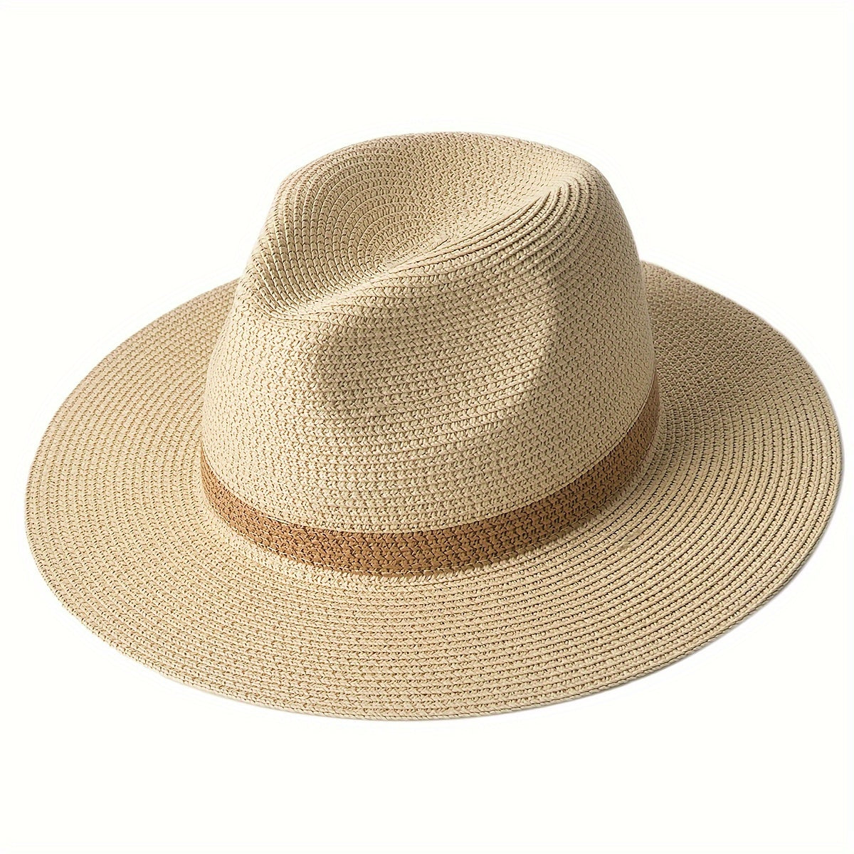 Wide-Brim Panama Hat - Stylish and Protective