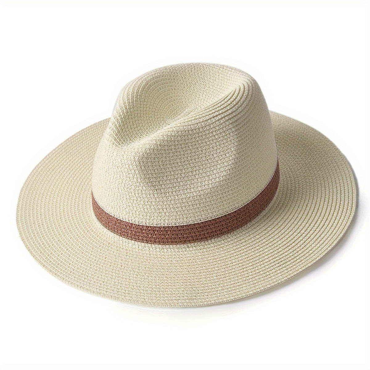 Wide-Brim Panama Hat - Stylish and Protective