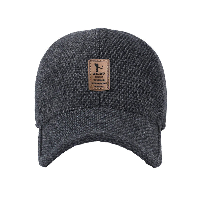 Winter Baseball Cap with Ear Flaps - Warm, Stylish, and Practical