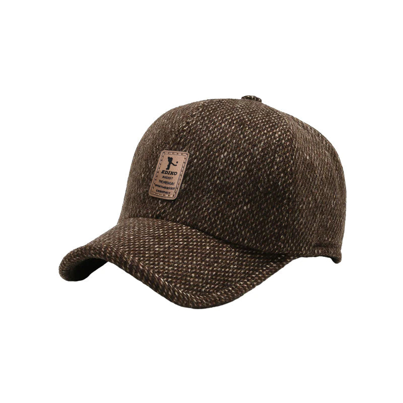 Winter Baseball Cap with Ear Flaps - Warm, Stylish, and Practical