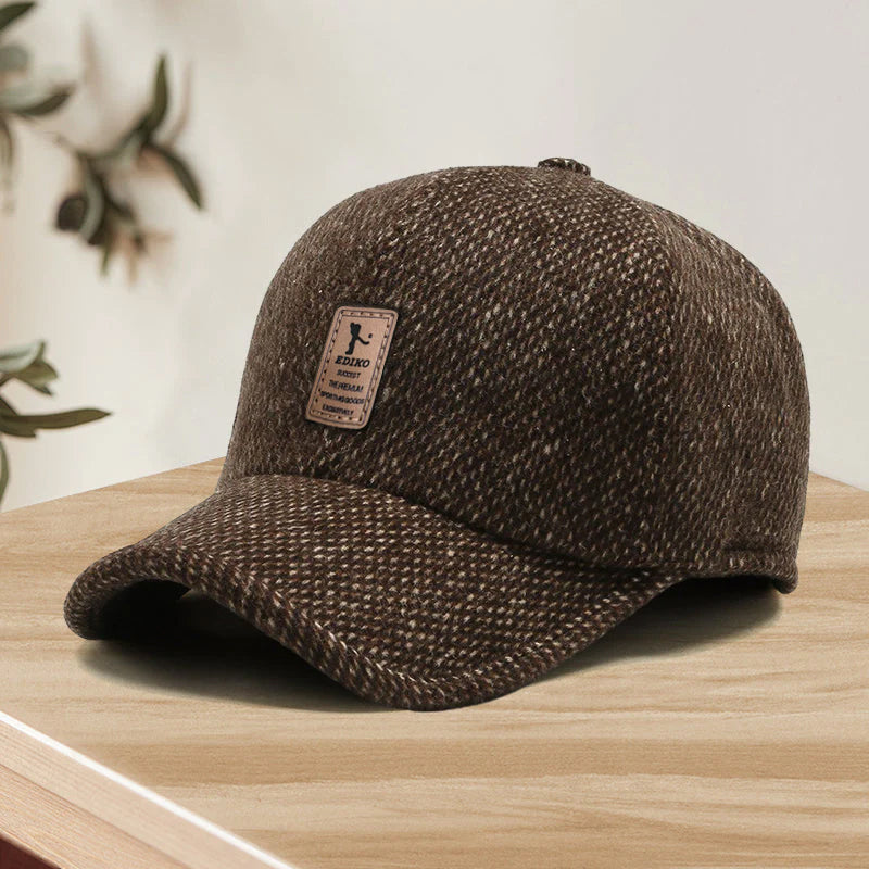 Winter Baseball Cap with Ear Flaps - Warm, Stylish, and Practical