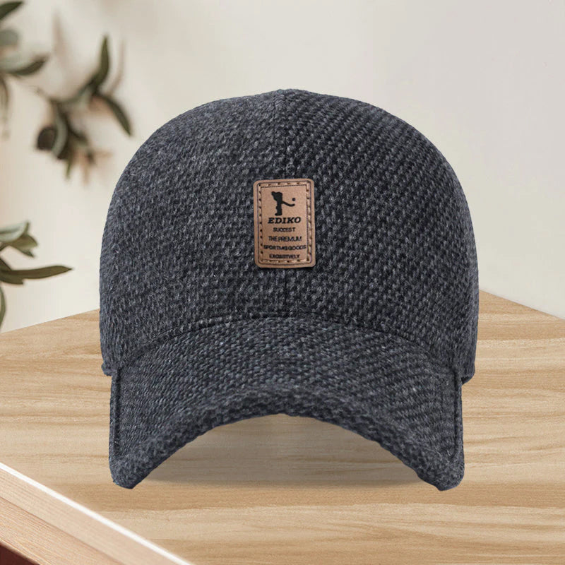 Winter Baseball Cap with Ear Flaps - Warm, Stylish, and Practical