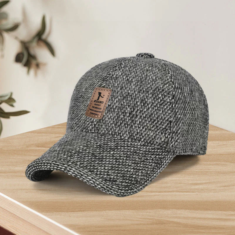 Winter Baseball Cap with Ear Flaps - Warm, Stylish, and Practical