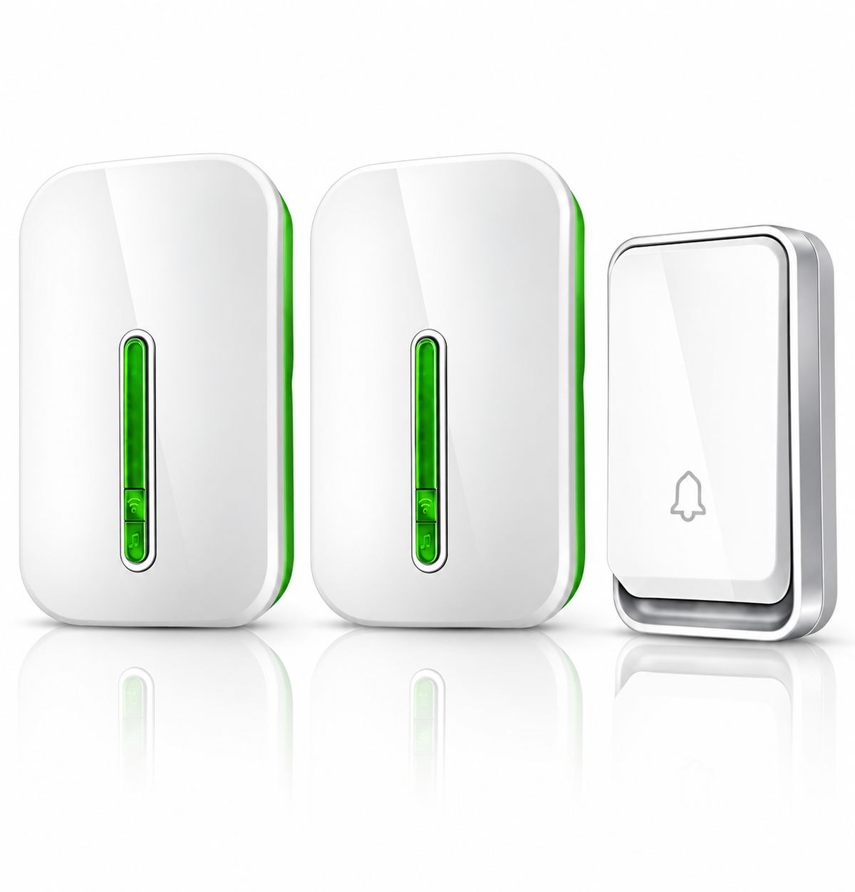 Wireless Battery-Free Smart Doorbell with Kinetic Energy and 120m Range