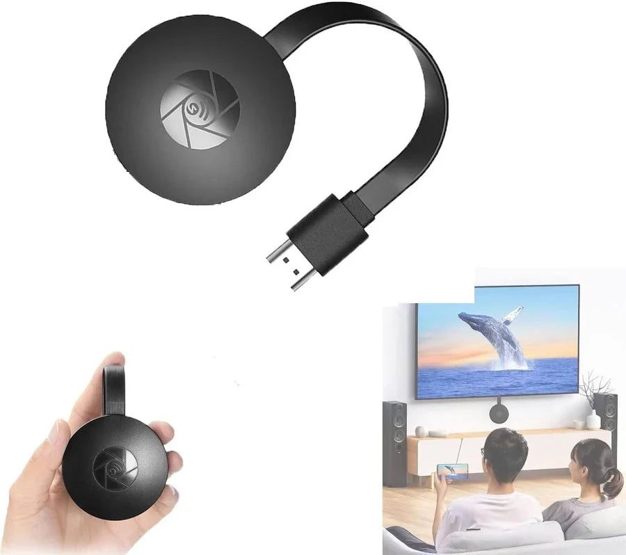 Wireless HD Screen Mirroring Adapter with Miracast, AirPlay & DLNA