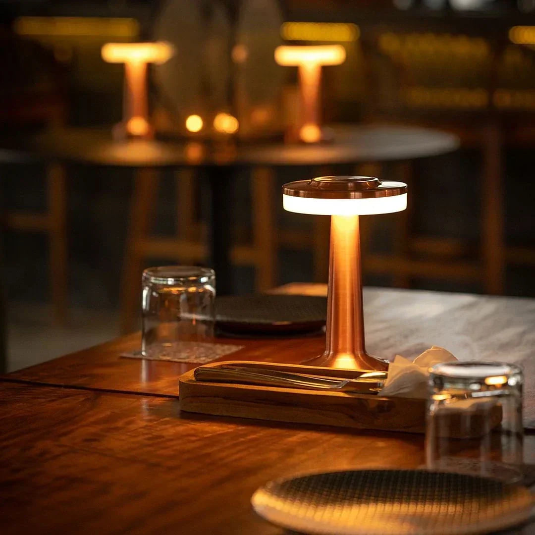 Wireless Retro Table Lamp