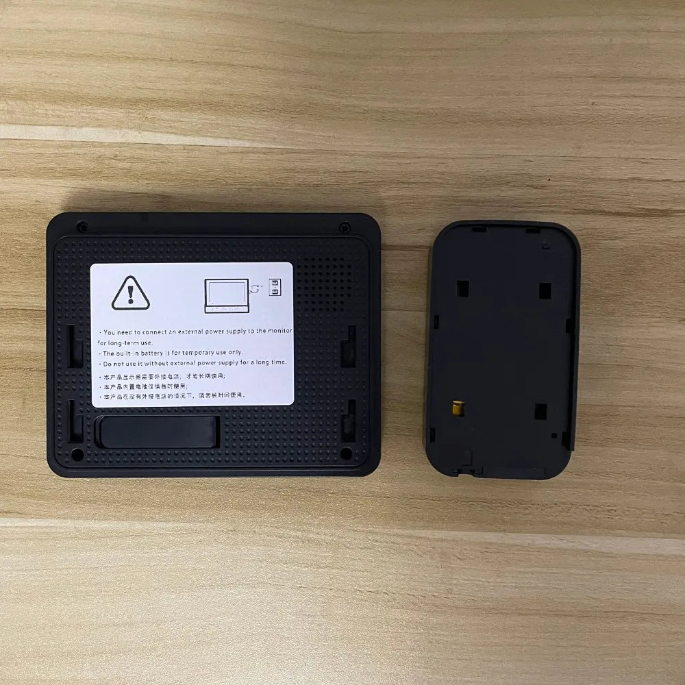 Wireless Video Doorbell with 4.3-Inch IPS Screen and Night Vision