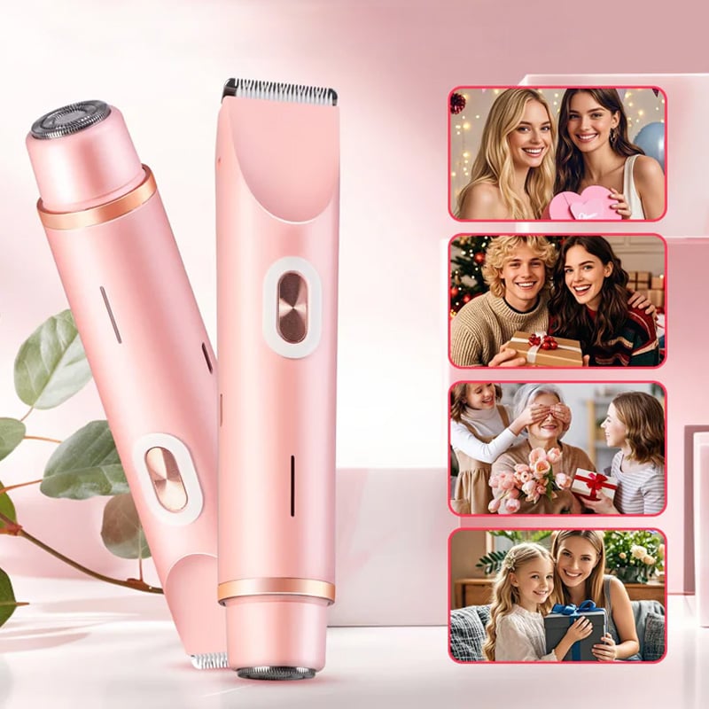 Women's 2-in-1 Electric Shaver and Bikini Trimmer