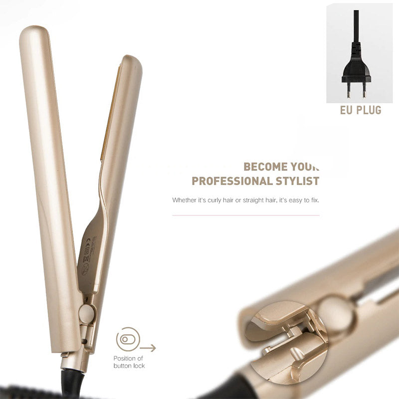 Women's 2-in-1 Hair Styler: Straightening & Curling