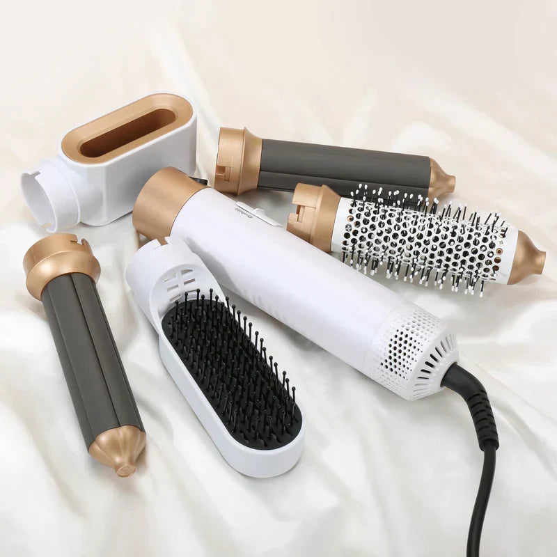 Women's 5-in-1 Hair Styler with Curling & Straightening Attachments