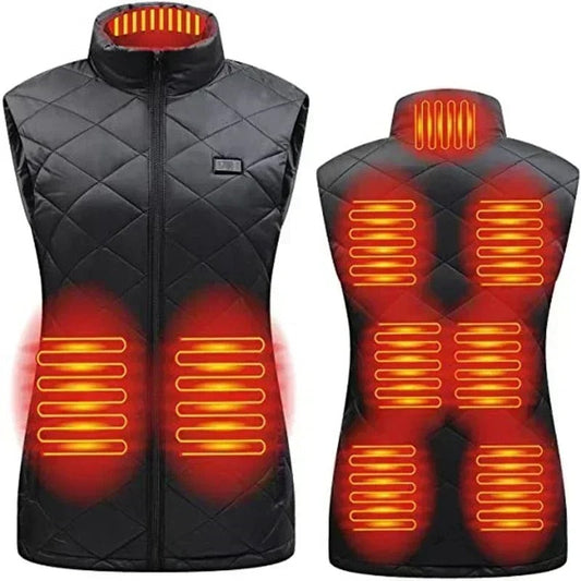 Women's 9-Zone Heated Vest - Custom Warmth