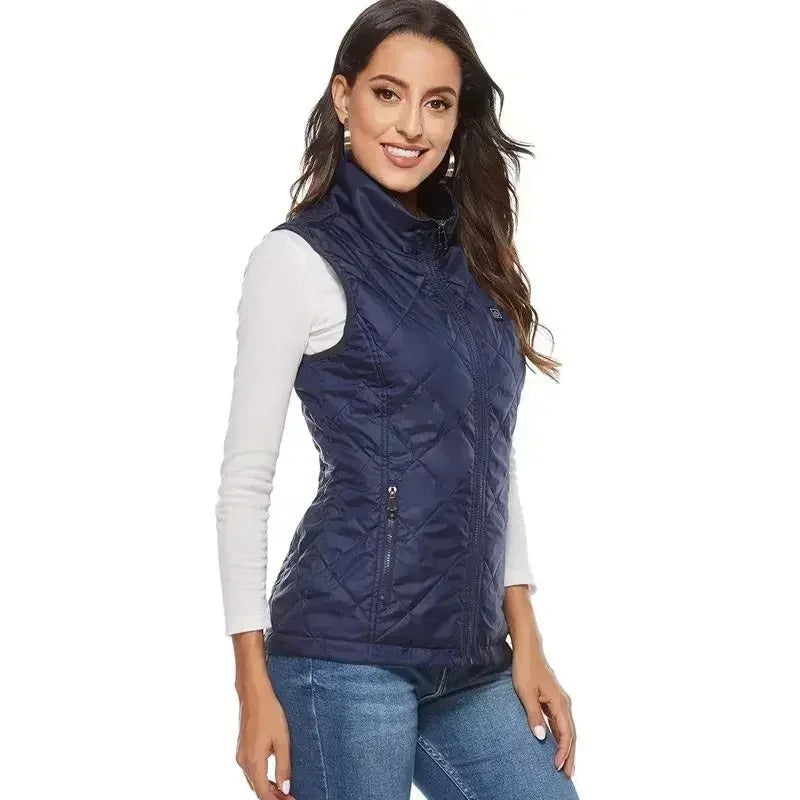 Women's 9-Zone Heated Vest - Custom Warmth