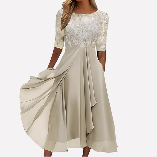 Women's A-Line Midi Dress