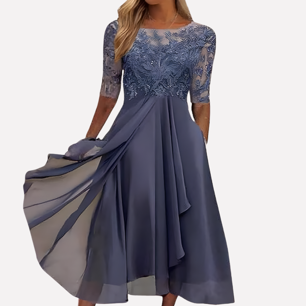 Women's A-Line Midi Dress