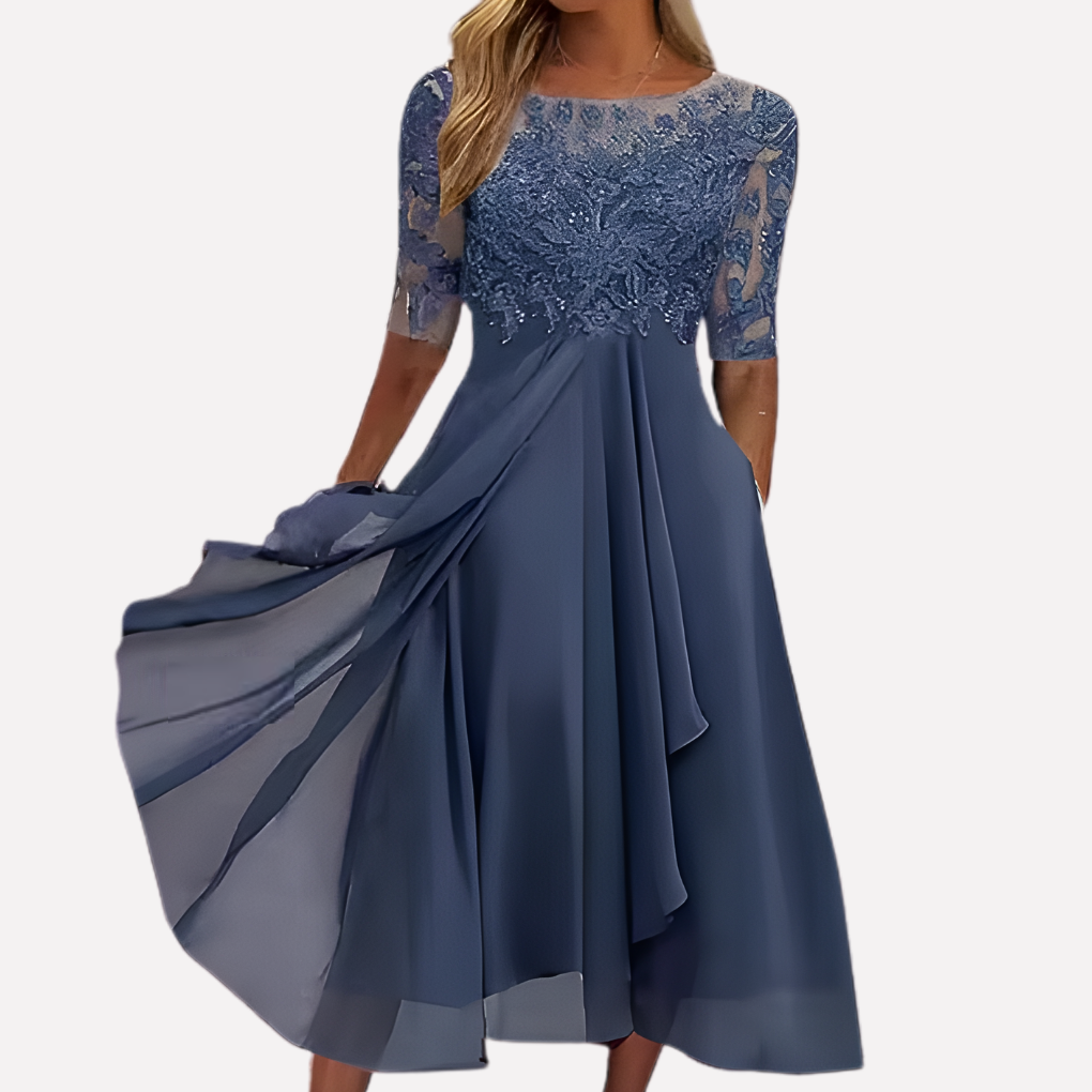 Women's A-Line Midi Dress