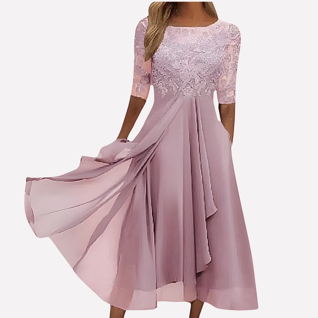 Women's A-Line Midi Dress