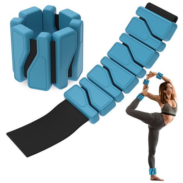 Women's Adjustable Silicone Wrist and Ankle Weights