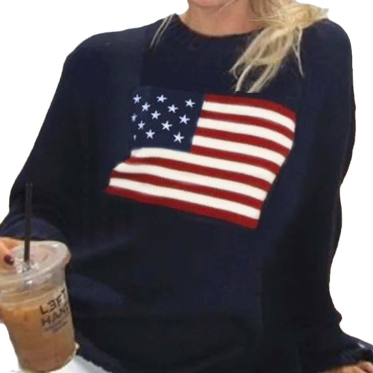 Women's American Flag Sweater