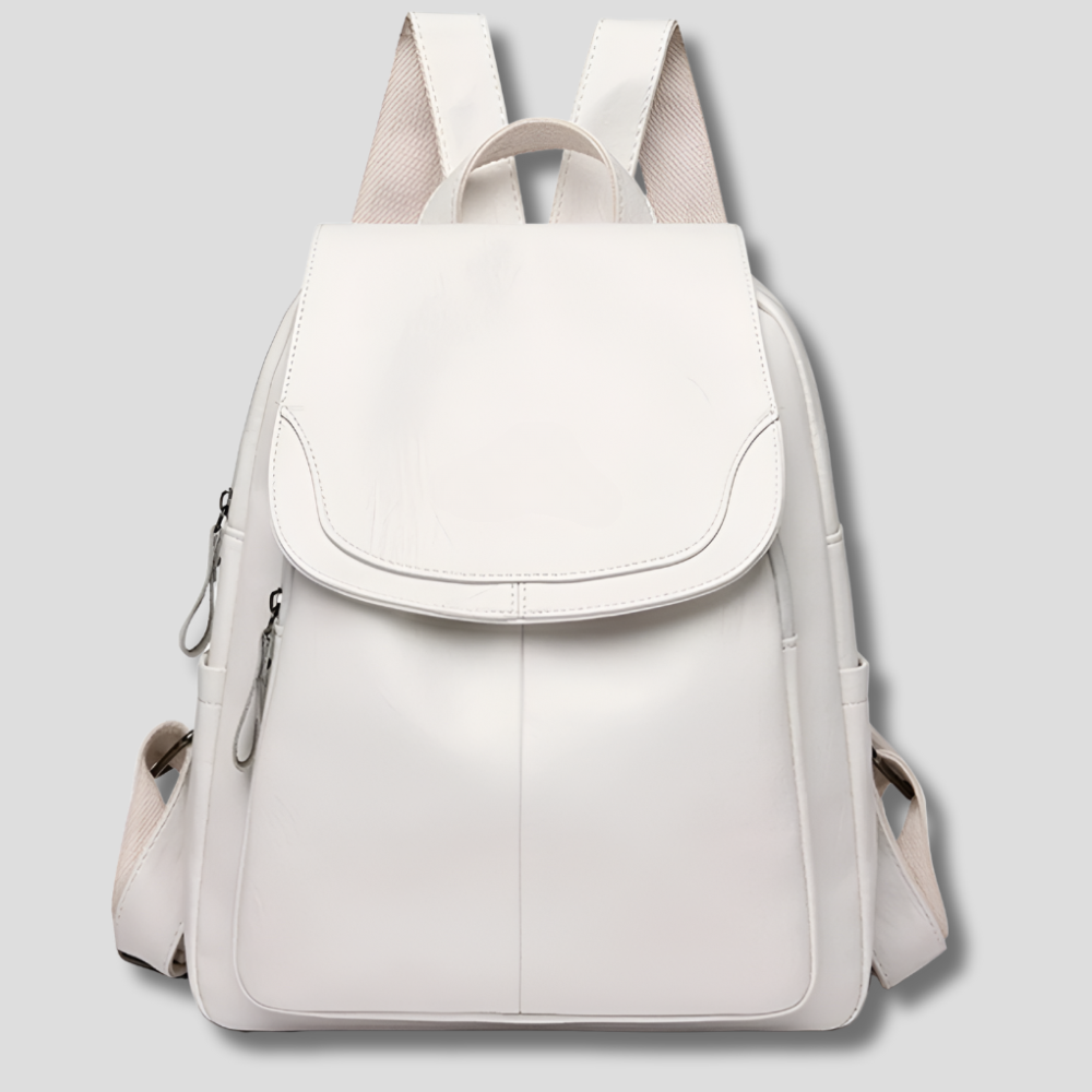 Women's Anti-Theft Backpack with Zip Closure – Compact Everyday Backpack