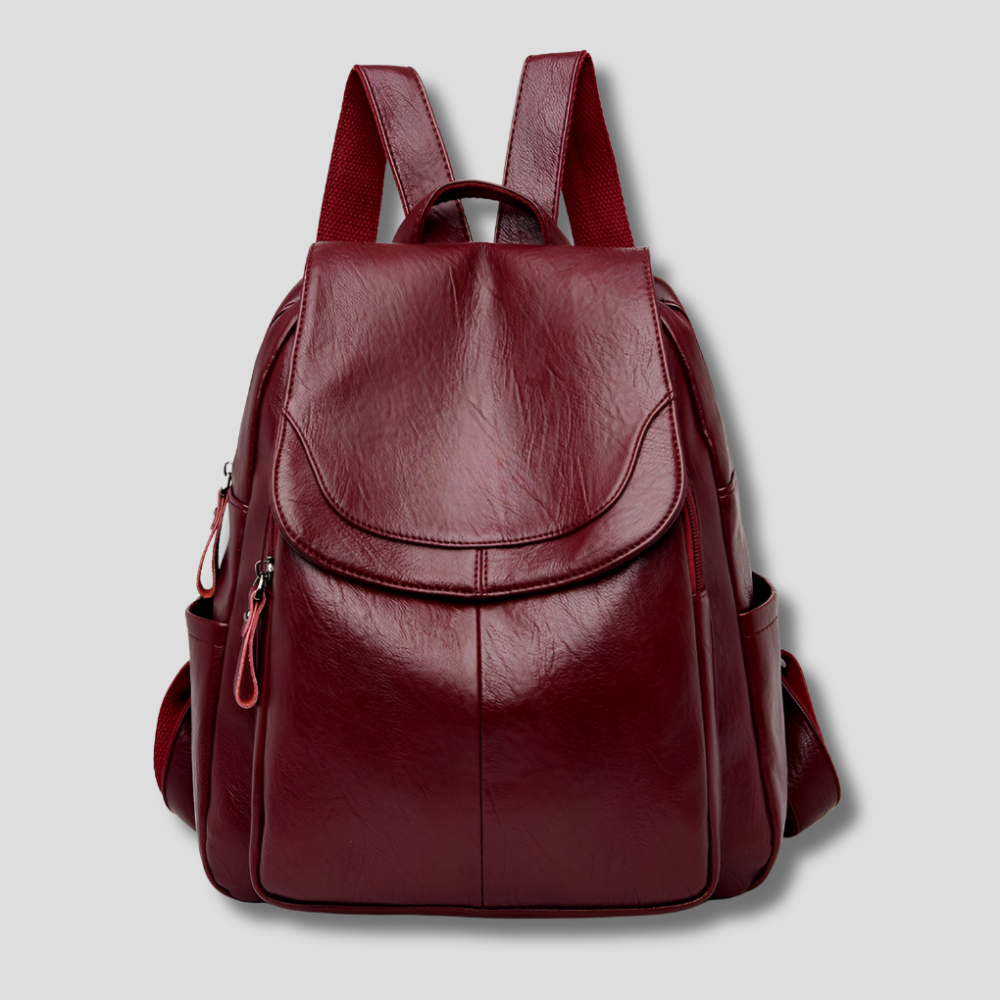 Women's Anti-Theft Backpack with Zip Closure – Compact Everyday Backpack