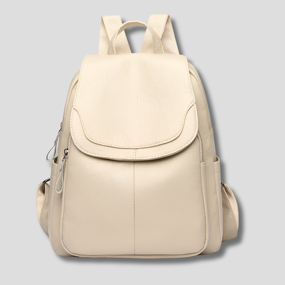 Women's Anti-Theft Backpack with Zip Closure – Compact Everyday Backpack