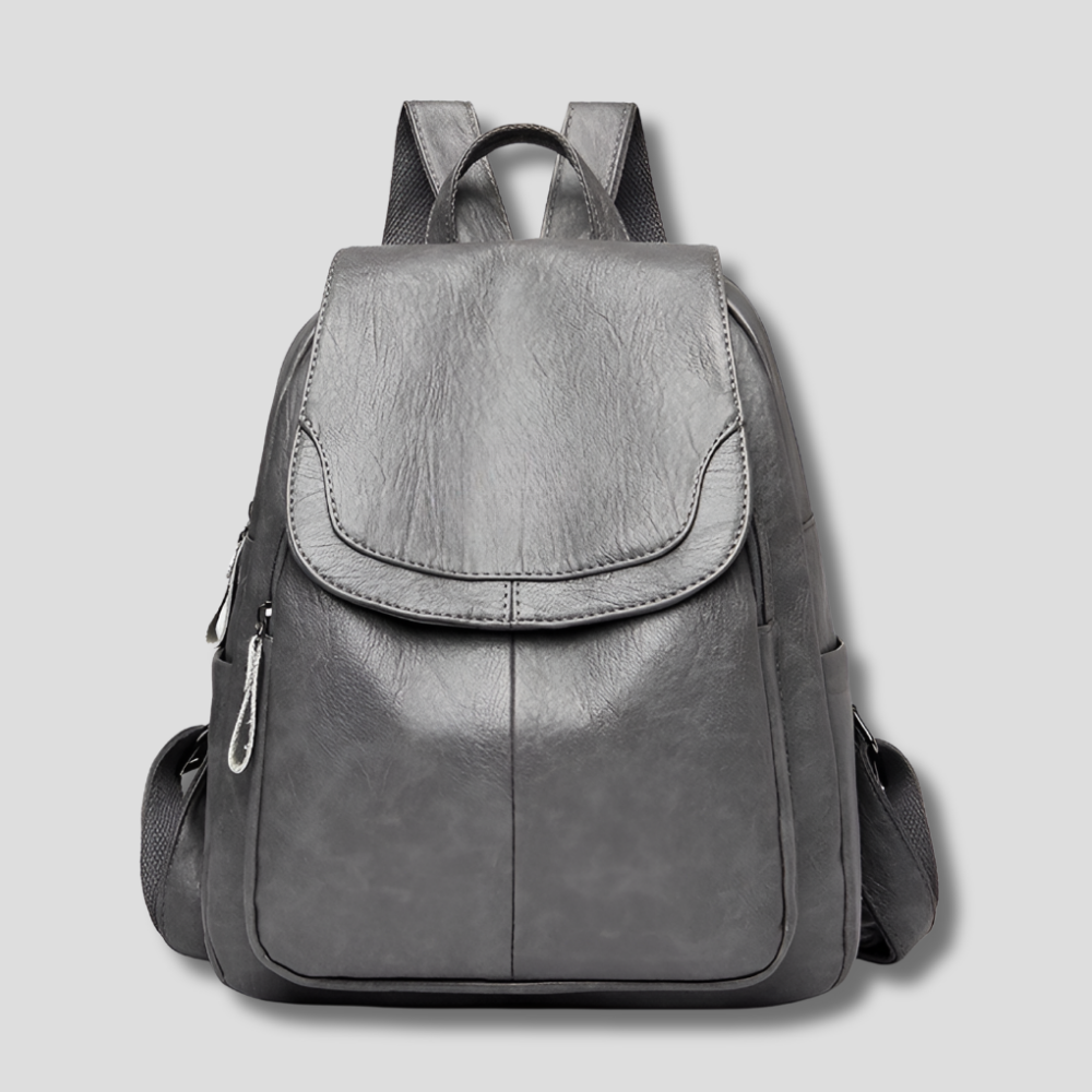 Women's Anti-Theft Backpack with Zip Closure – Compact Everyday Backpack