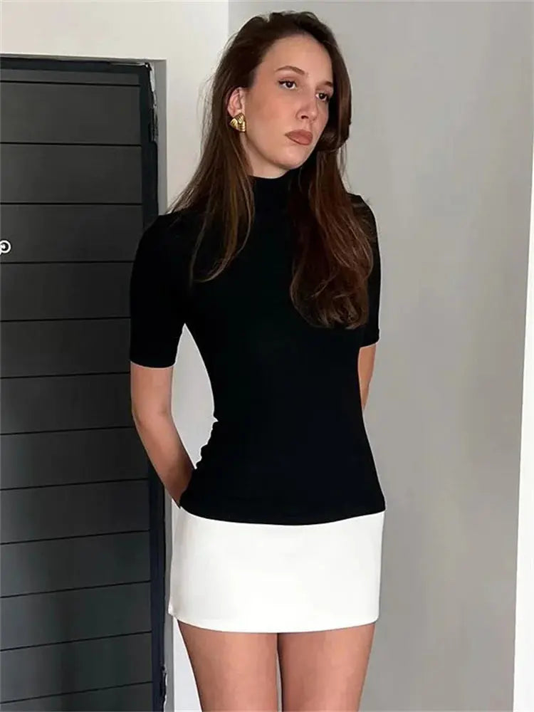 Women's Autumn Effortless Chic Fitted Mini Dress