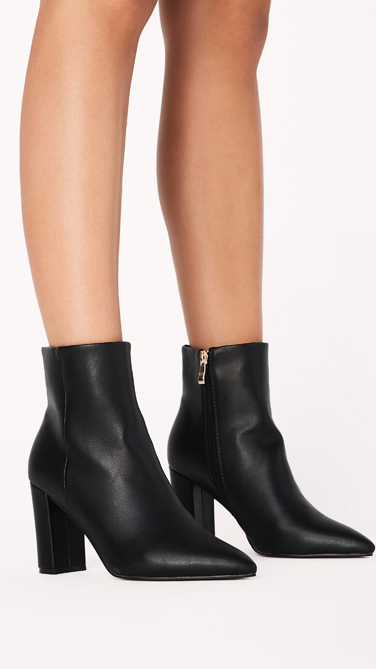 Women's Block-Heel Ankle Boots – Elegant & Comfortable