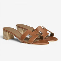 Women's Block Heel Slide Sandals