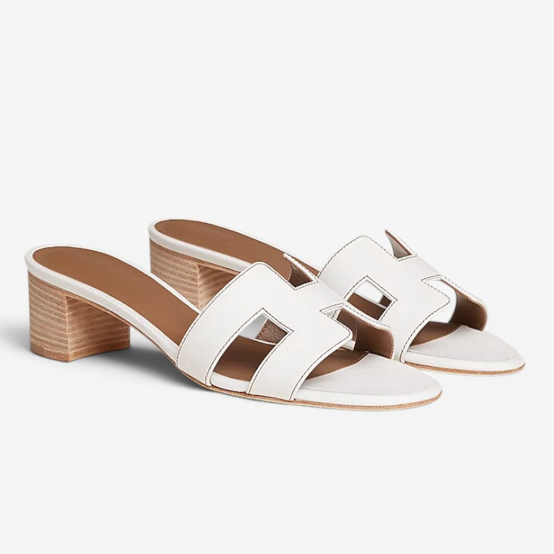 Women's Block Heel Slide Sandals