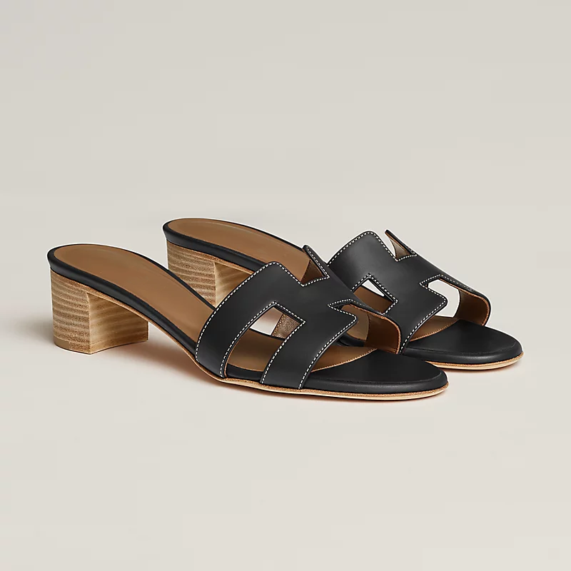 Women's Block Heel Slide Sandals