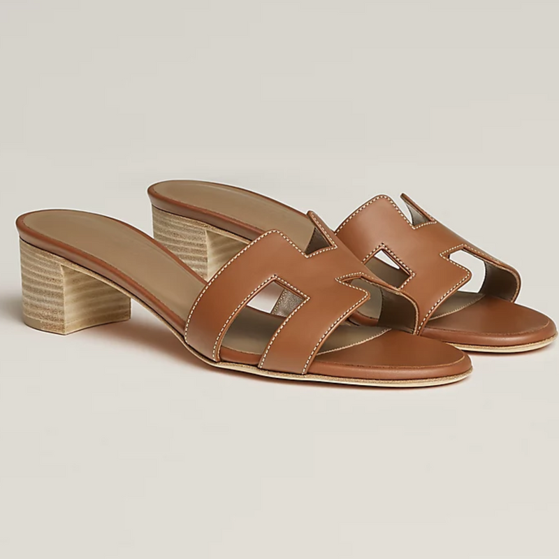 Women's Block Heel Slide Sandals