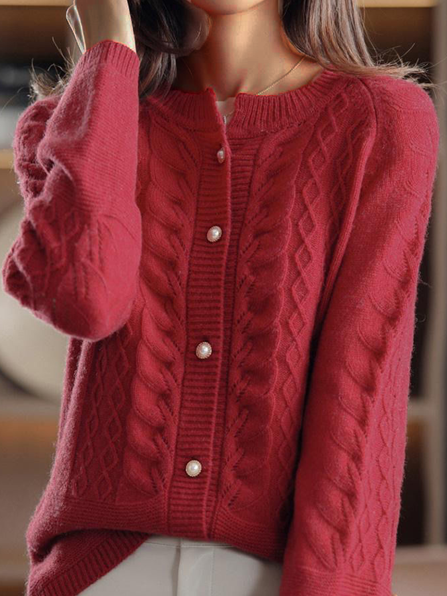 Women's Cable Cardigan