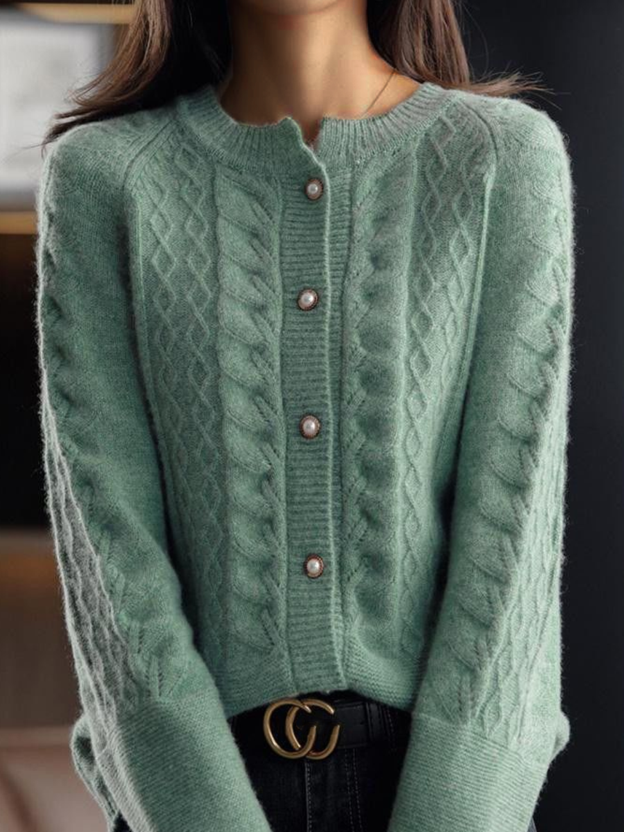 Women's Cable Cardigan