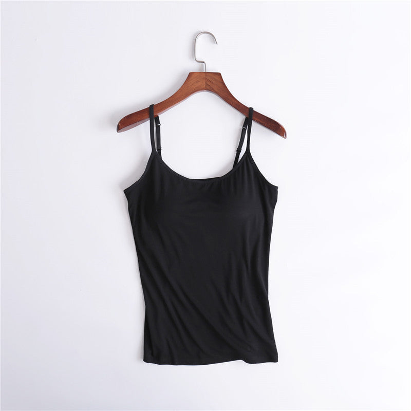 Women's Camisole with Built-In Bra