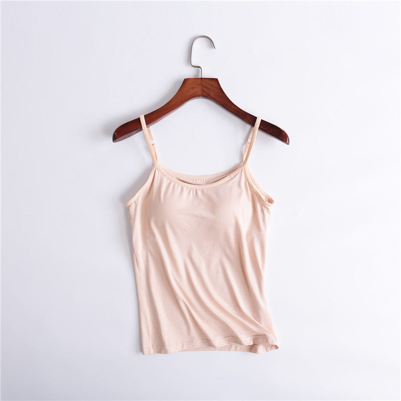 Women's Camisole with Built-In Bra