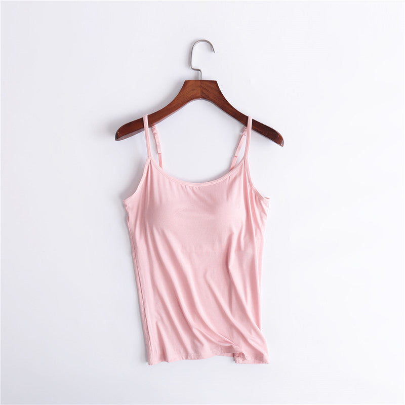 Women's Camisole with Built-In Bra
