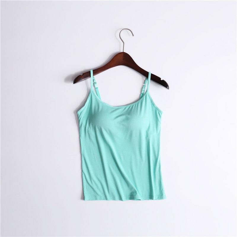 Women's Camisole with Built-In Bra