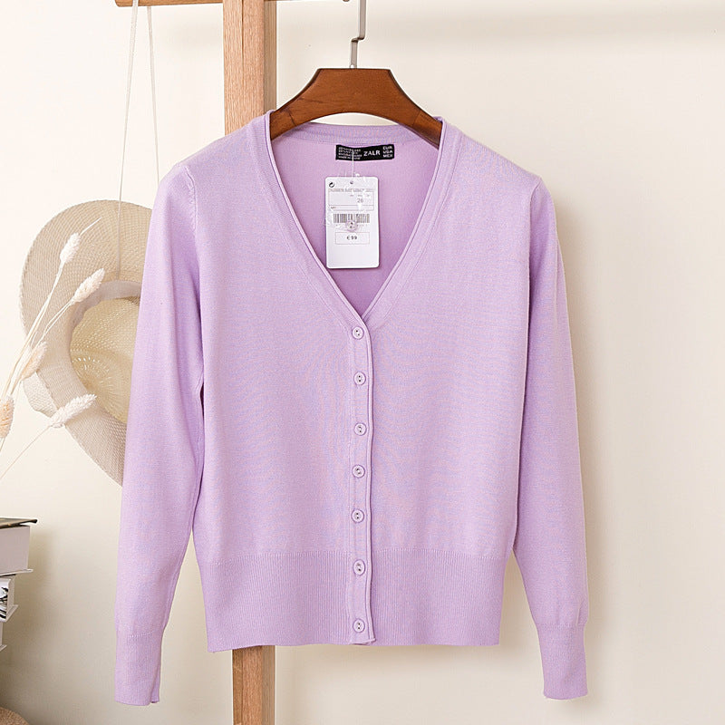 Women's Cardigan in Pastel Colors - Timeless & Comfortable