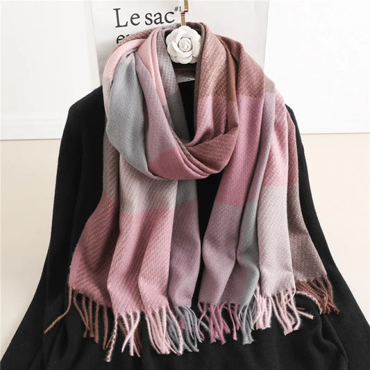 Women's Checked Scarf