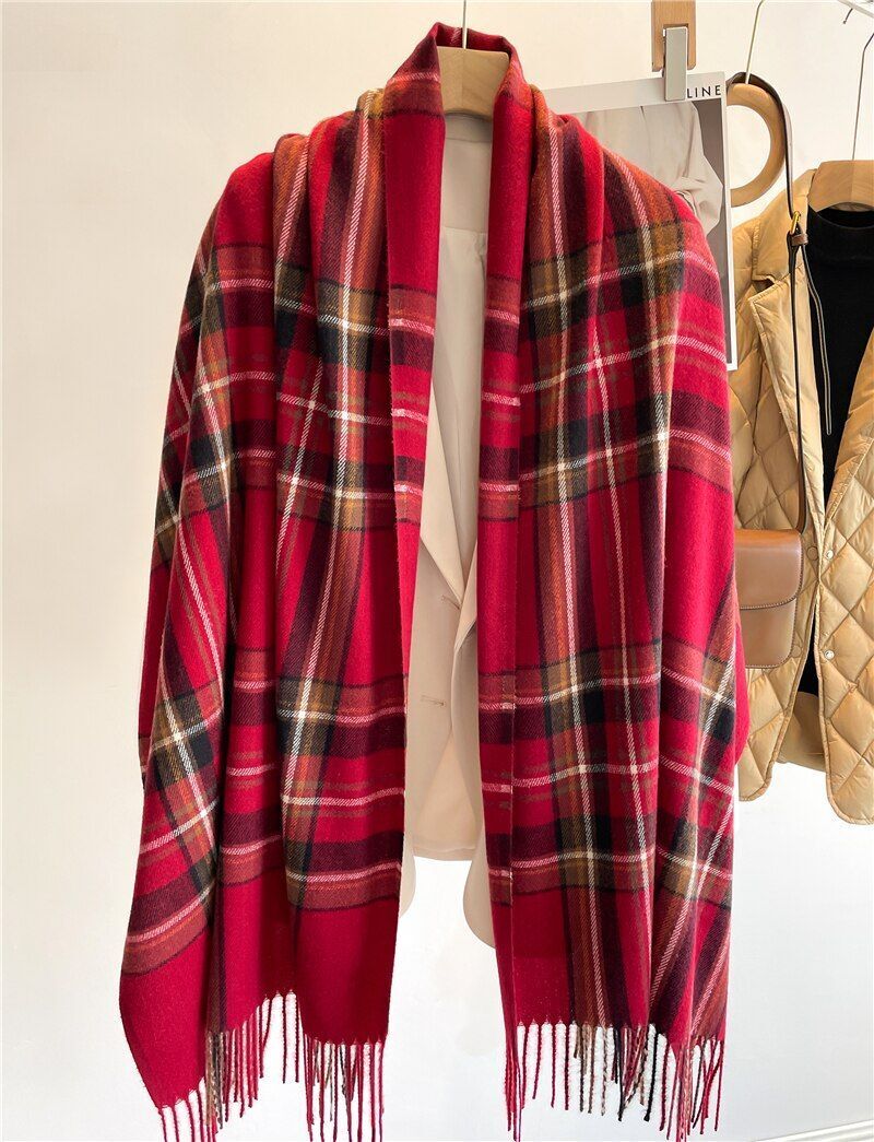 Women's Checked Scarf