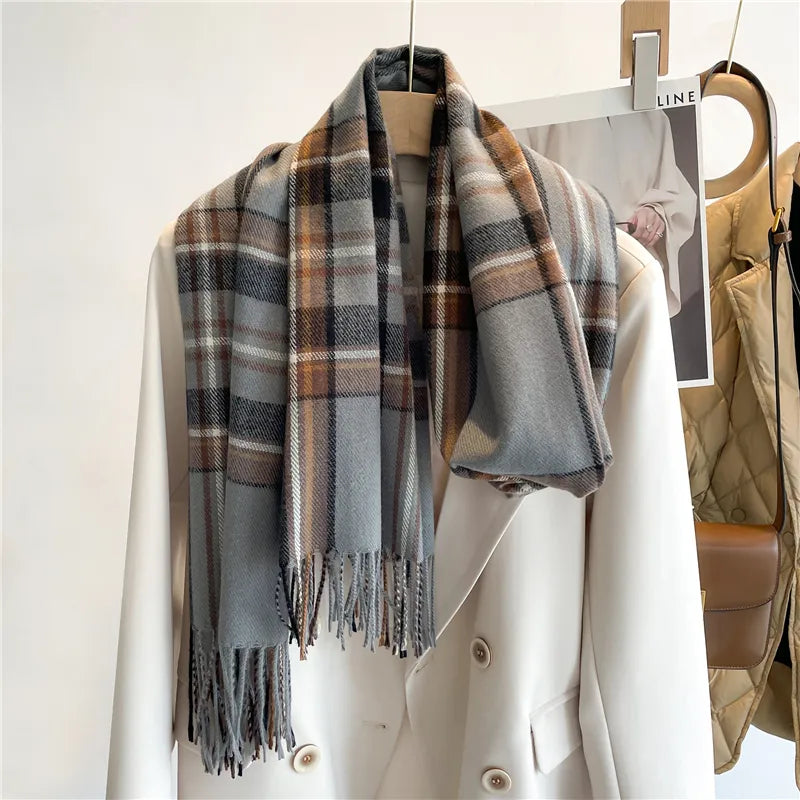 Women's Checked Scarf