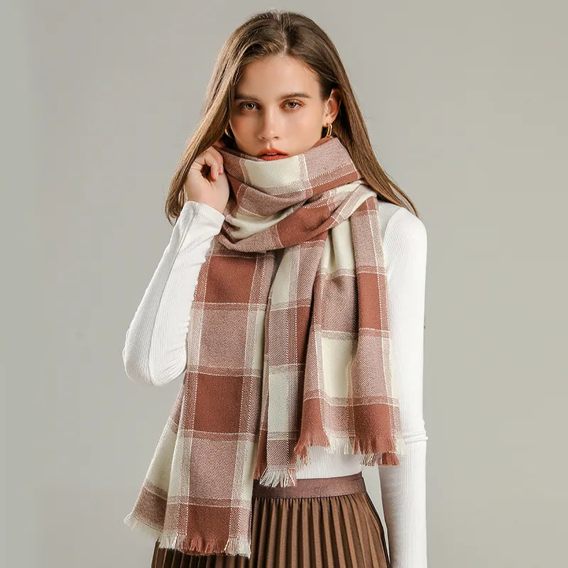 Women's Checked Scarf