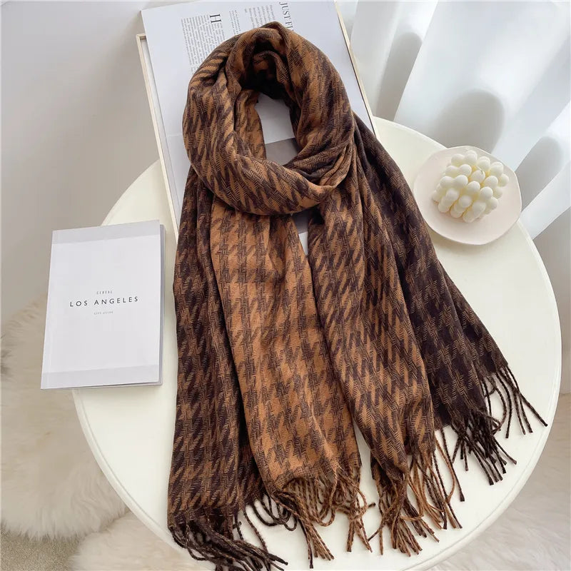 Women's Checked Scarf