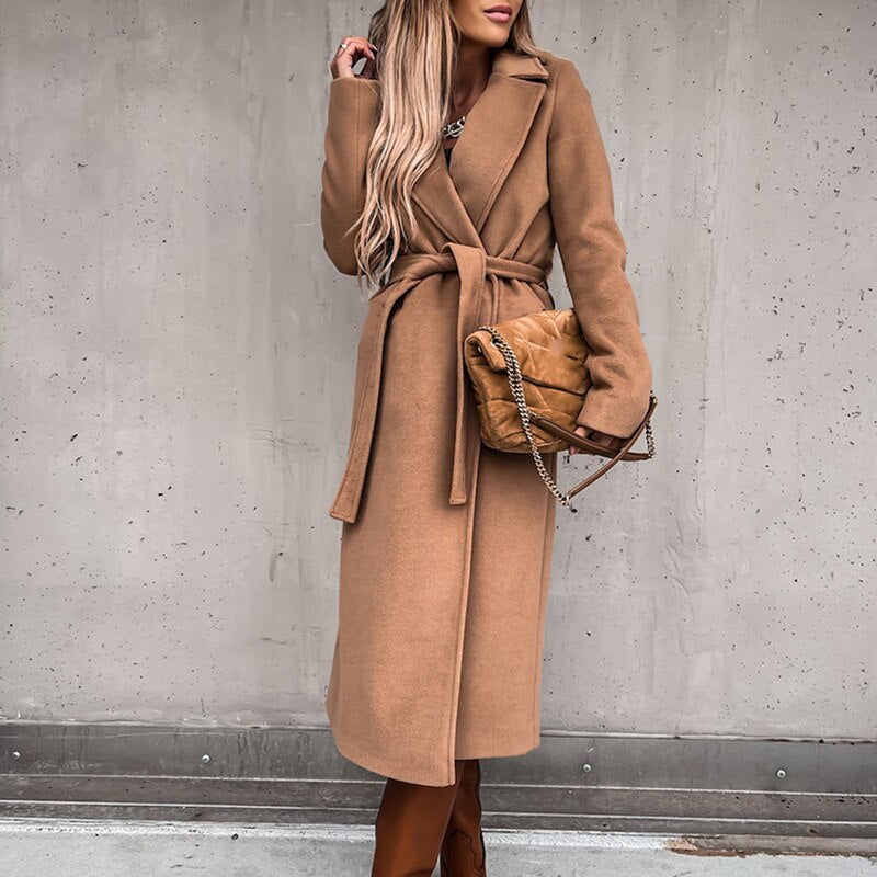 Women's Chic Long Warm Winter Coat