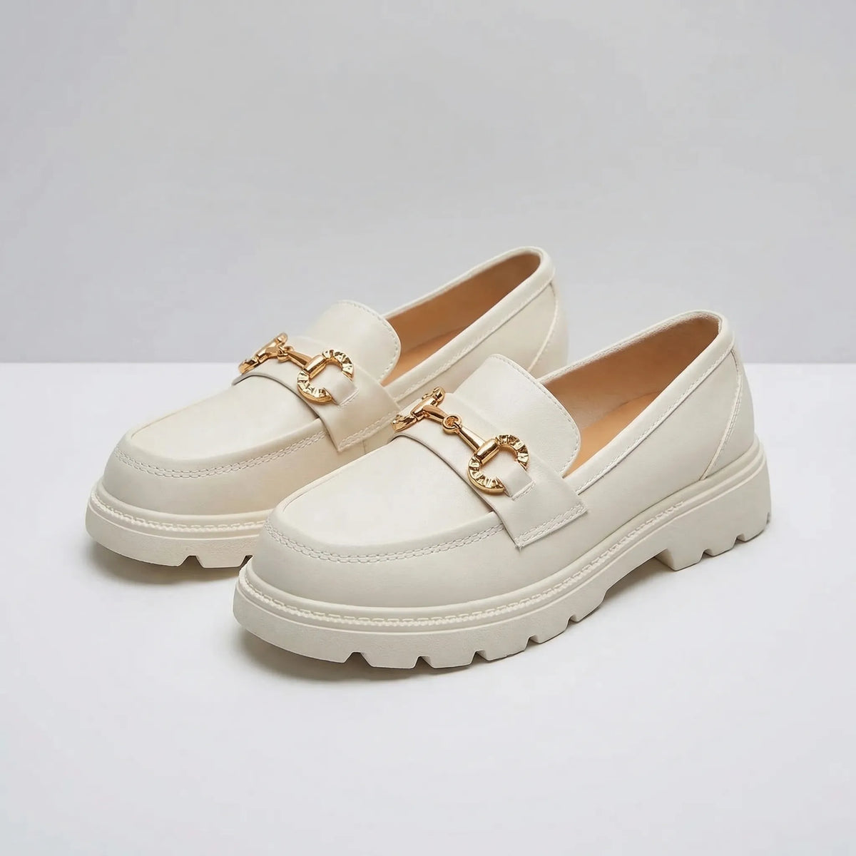 Women's Chunky Sole Loafers - Kathleen