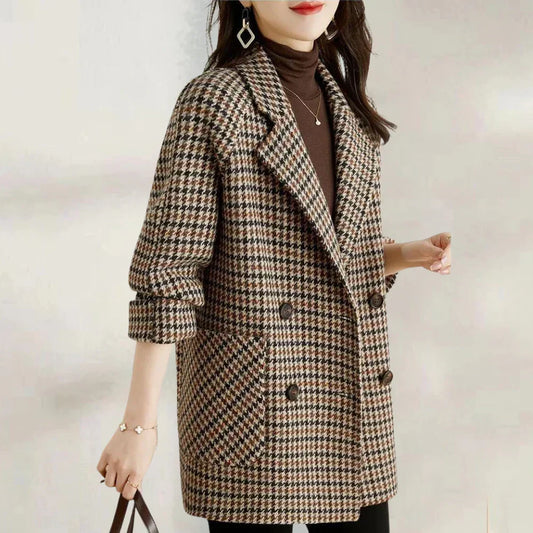 Women's Classic Double-Breasted Coat