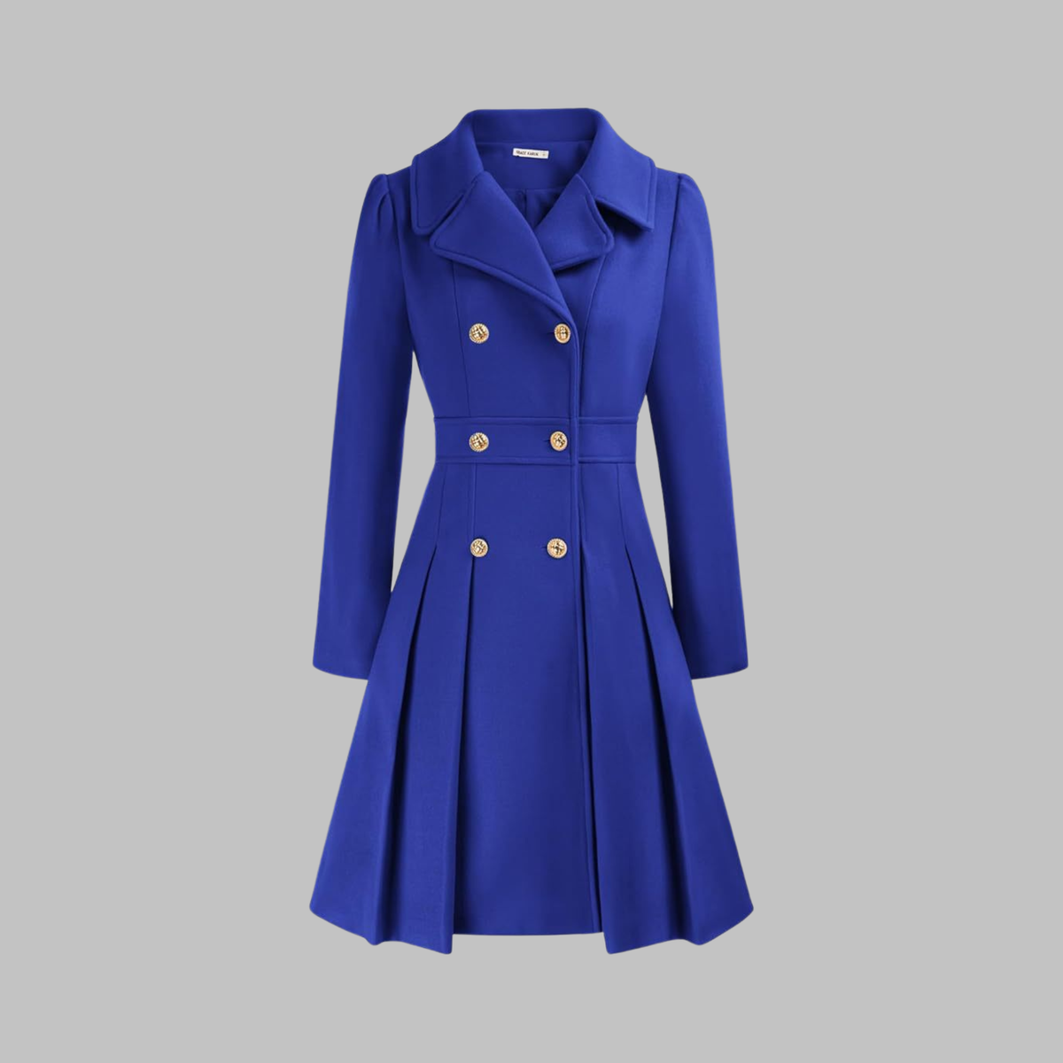 Women's Classy Double-Breasted Long-Sleeve Coat