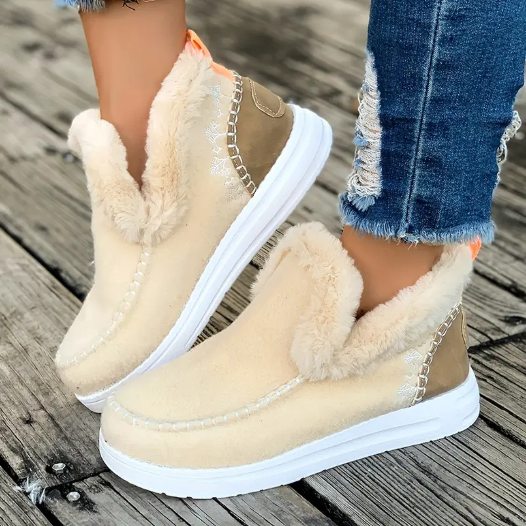 Women's Comfortable Warm-Lined Winter Slippers